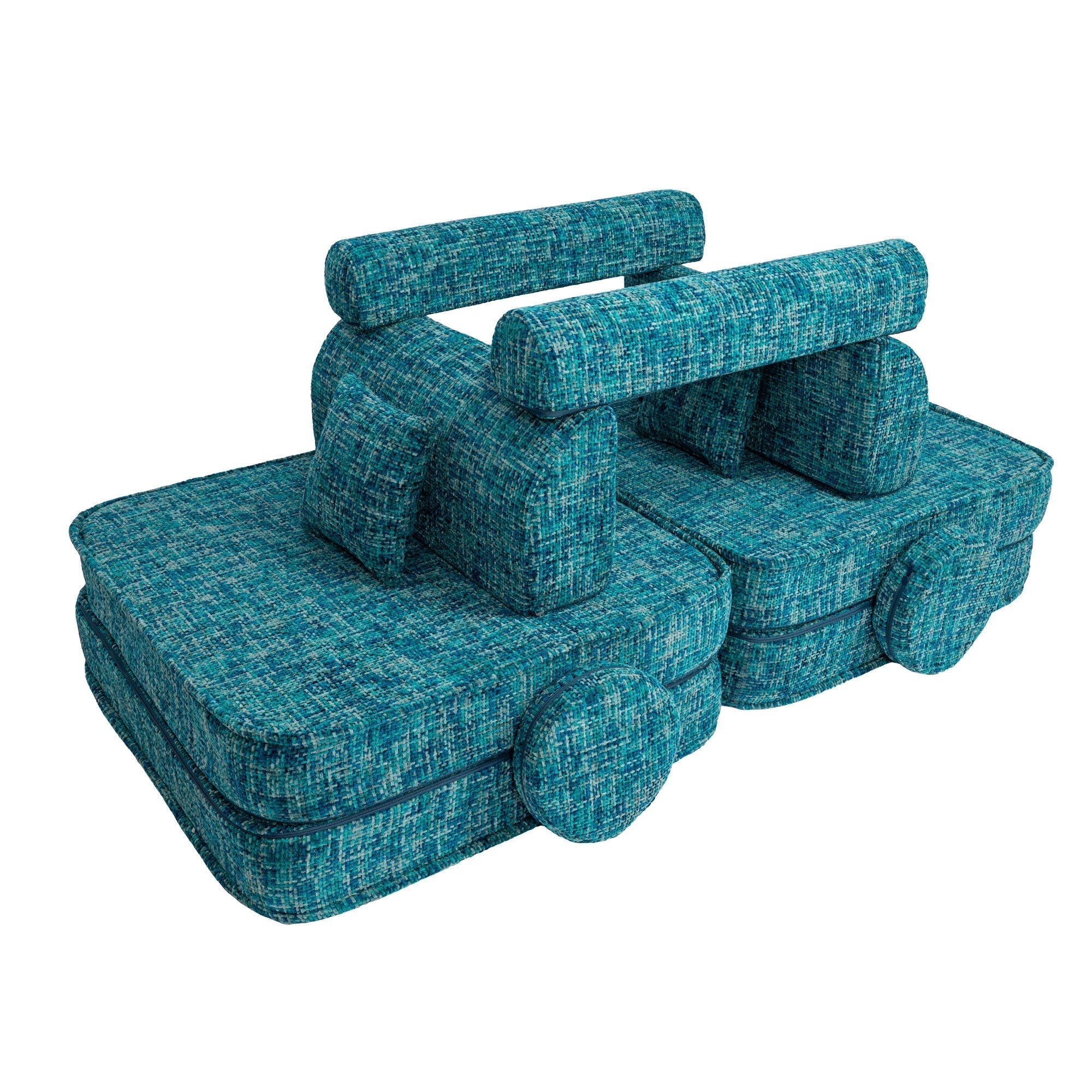 Meowbaby Tangle Kids Play Sofa - Modular Play Couch | 8 Pieces